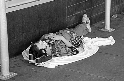 Homeless : Street Life : New York : Personal Photo Projects : Photos : Richard Moore : Photographer